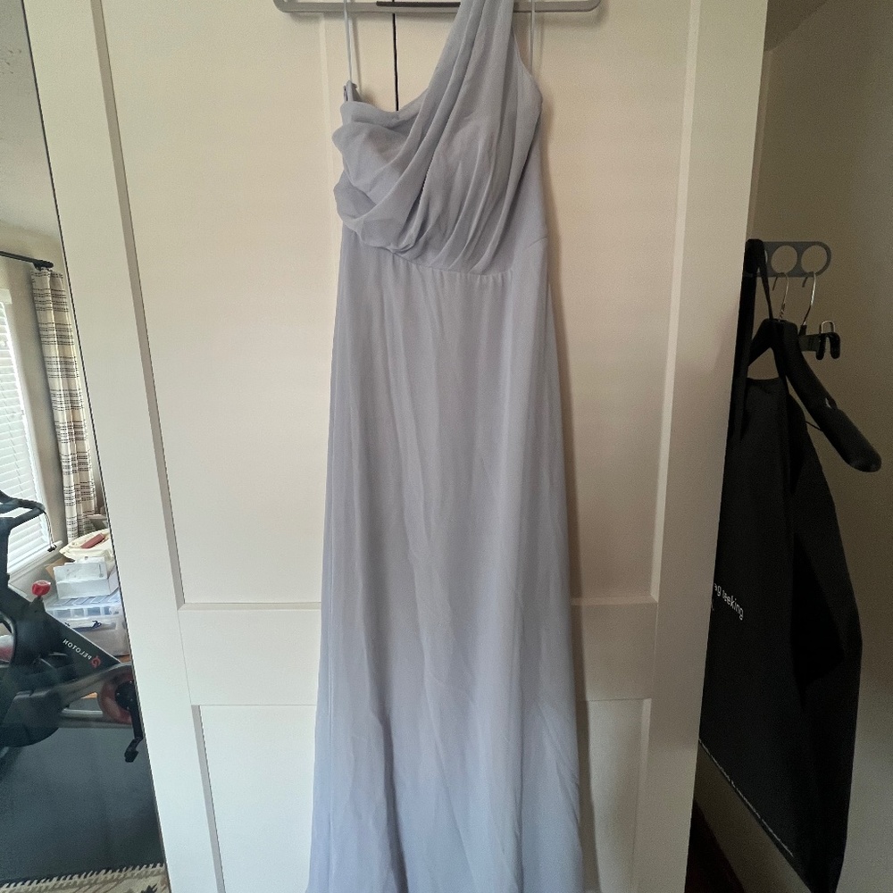 Blue Birdy Grey Bridesmaid Dress Small